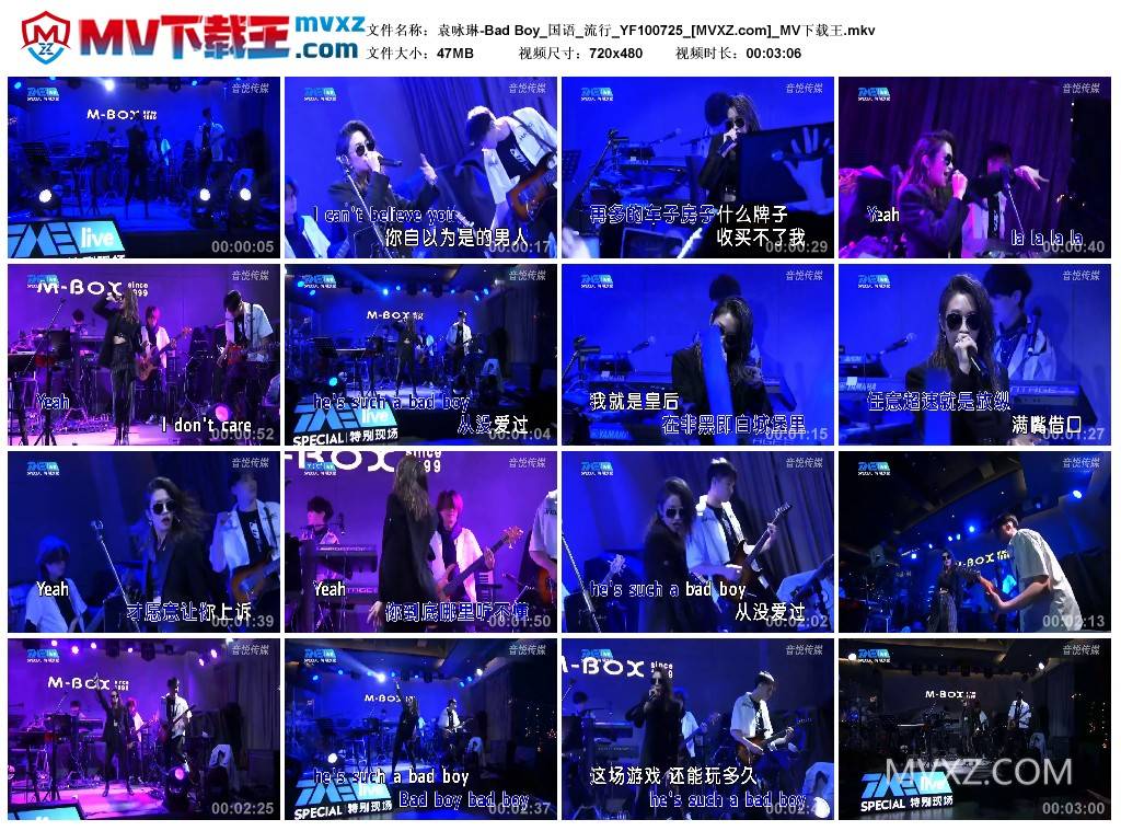 袁咏琳-Bad Boy_国语_流行_YF100725